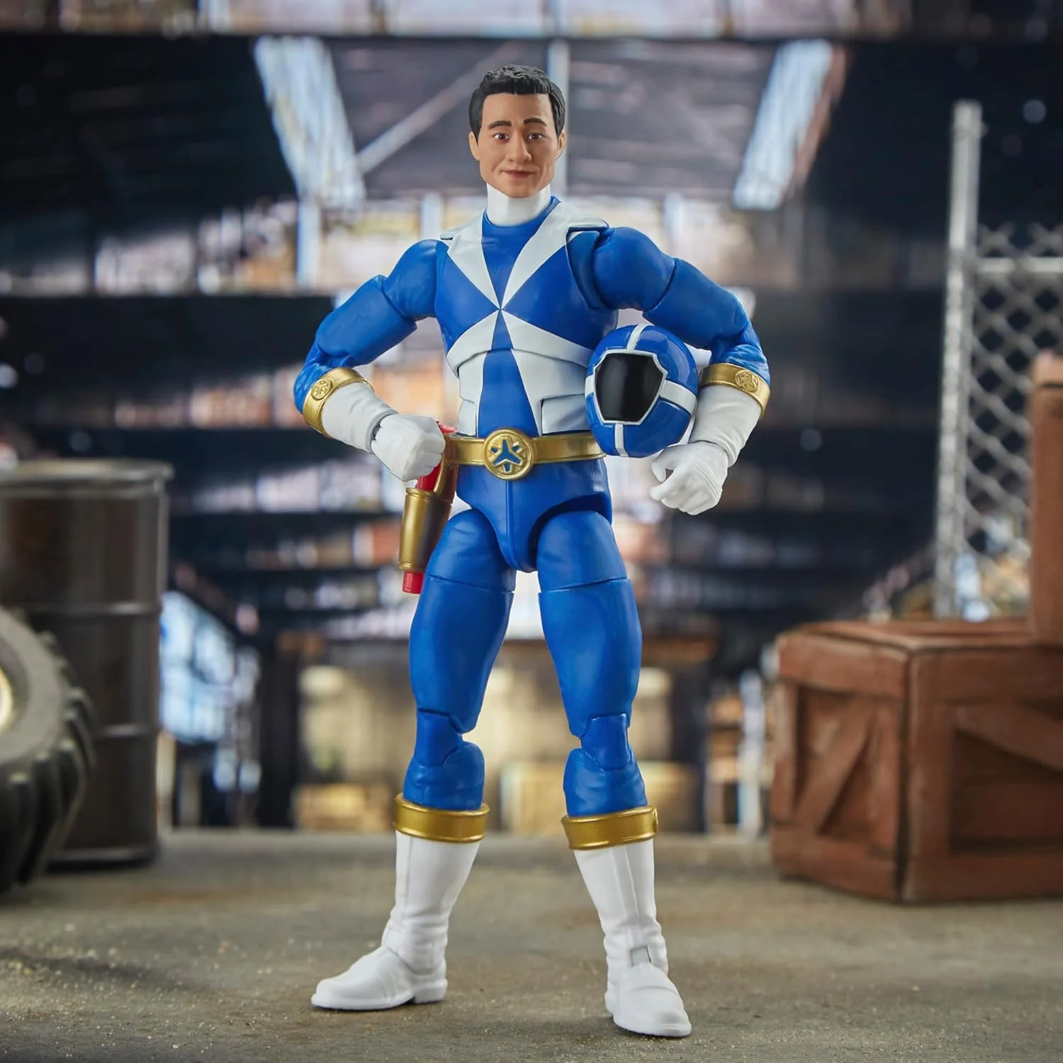 Power Rangers Lightspeed Rescue Blue Ranger Action Figure - Hasbro - (Lightning Collection) - Image 9