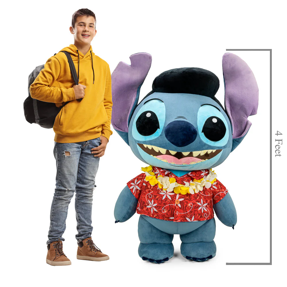 Lilo & Stitch Elvis Blue Hawaiian Stitch 4' Plush - Kidrobot (Disney Stitch Inspired by Elvis Collection) - Image 9