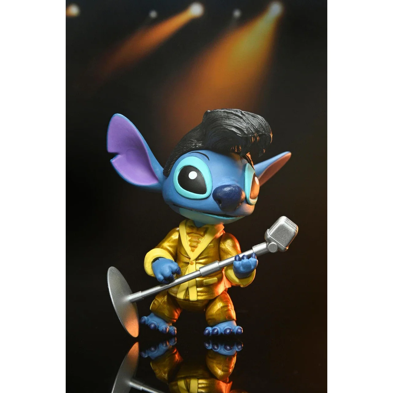 Lilo & Stitch Ultimate Gold Suit Elvis Stitch Action Figure - 7-Inch Scale - NECA - Image 2