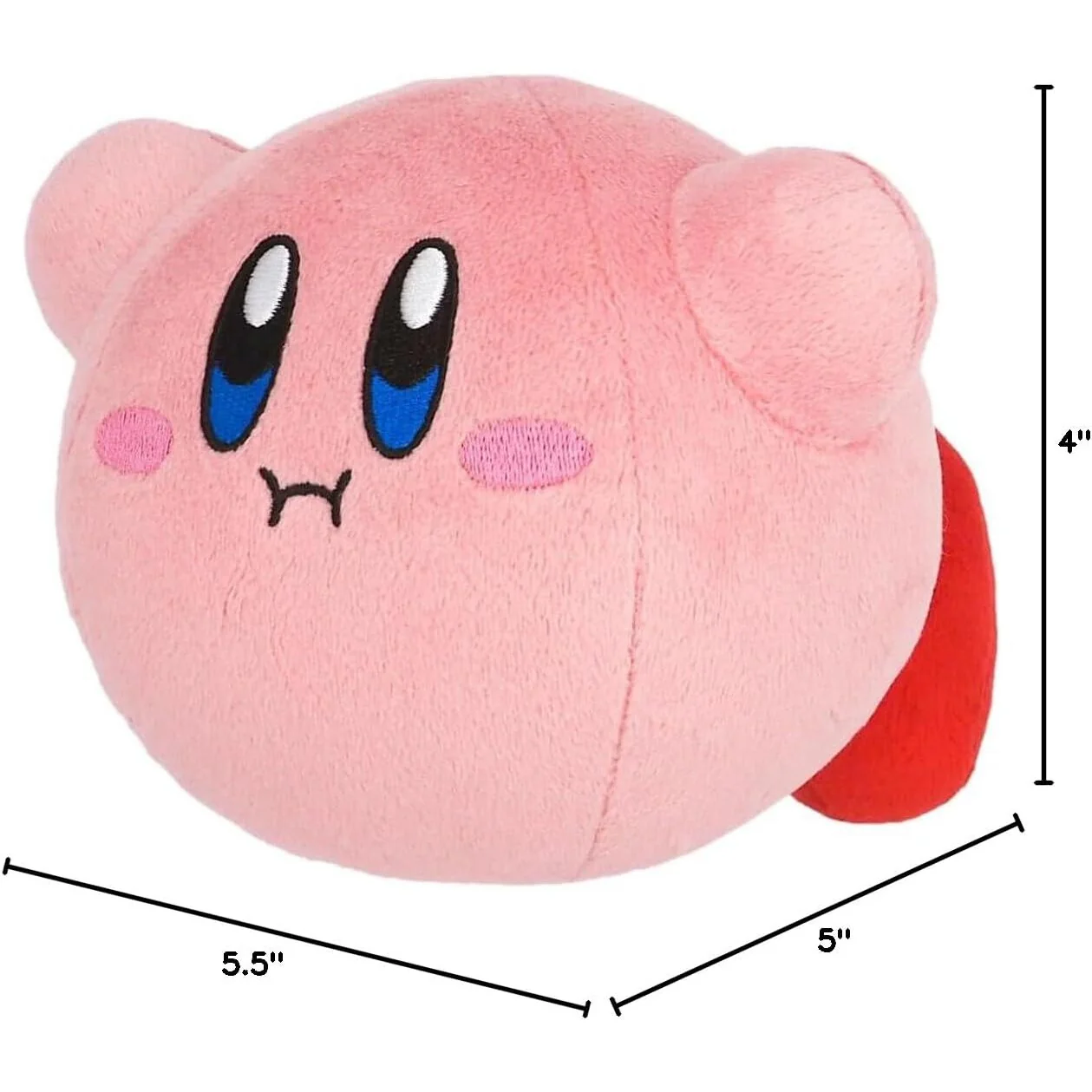 Kirby's Adventure Kirby Hover Plush (Small) - Little Buddy - All Star Collection - Image 2