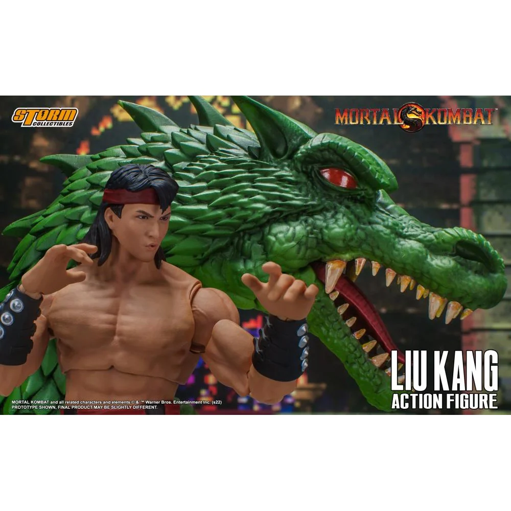 Mortal Kombat Liu Kang vs. Dragon 1/12 Scale Action Figure Set - Storm Collectibles - VS Series - Image 3