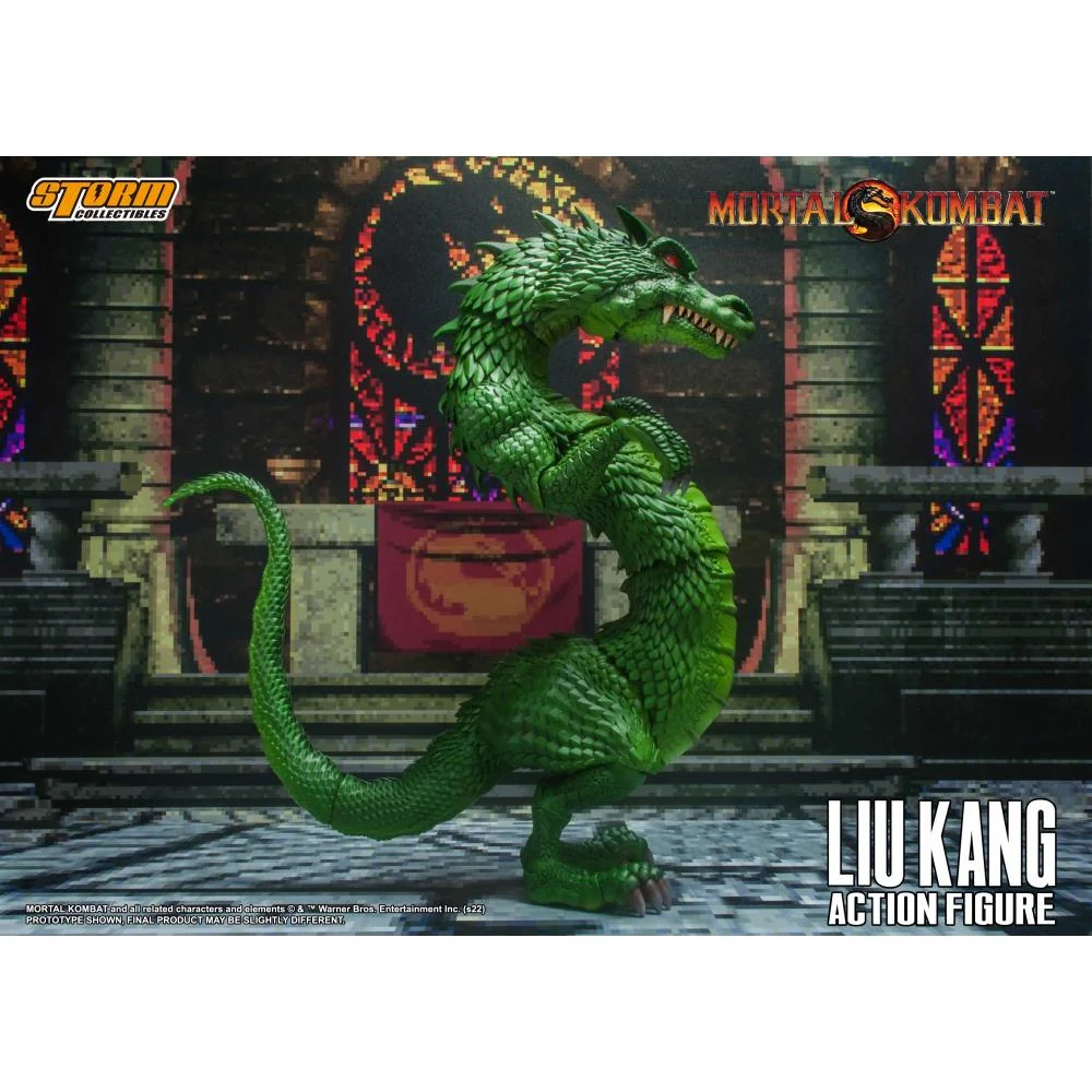 Mortal Kombat Liu Kang vs. Dragon 1/12 Scale Action Figure Set - Storm Collectibles - VS Series - Image 6