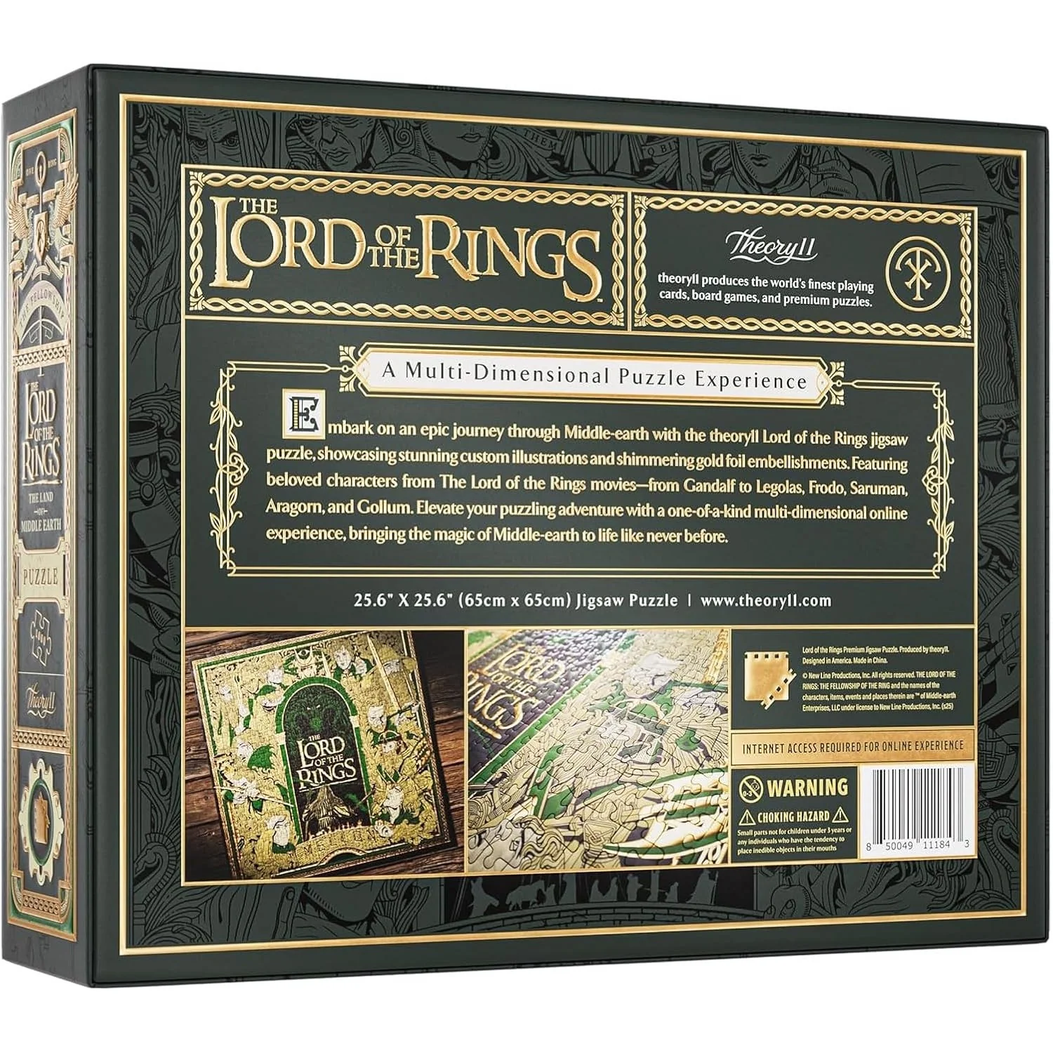 Lord of the Rings Middle Earth Foil Jigsaw Puzzle - Theory11 - Image 7