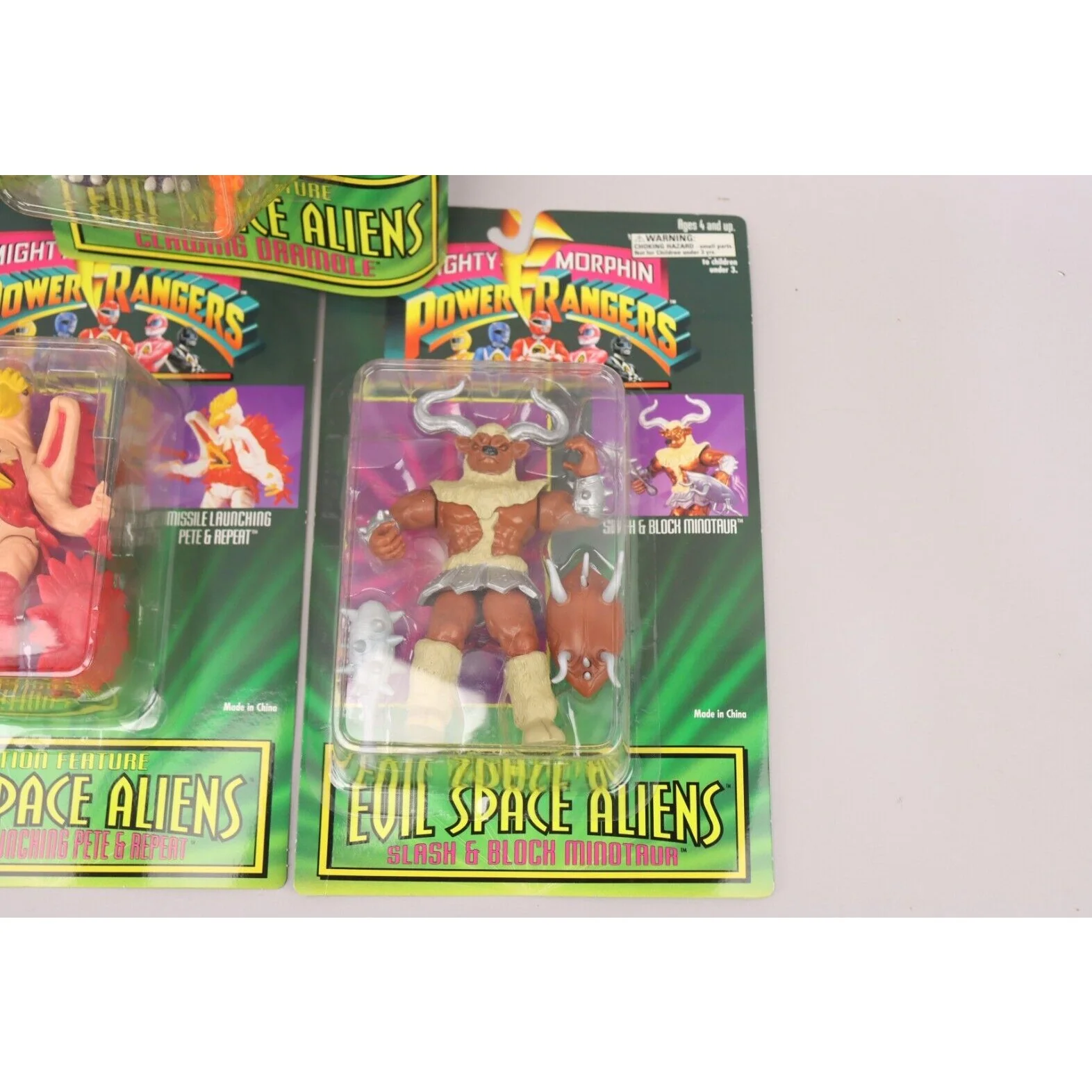 Lot of 21 Diff Vintage Mighty Morphin Power Rangers Evil Space Aliens MOC Sealed - Image 7