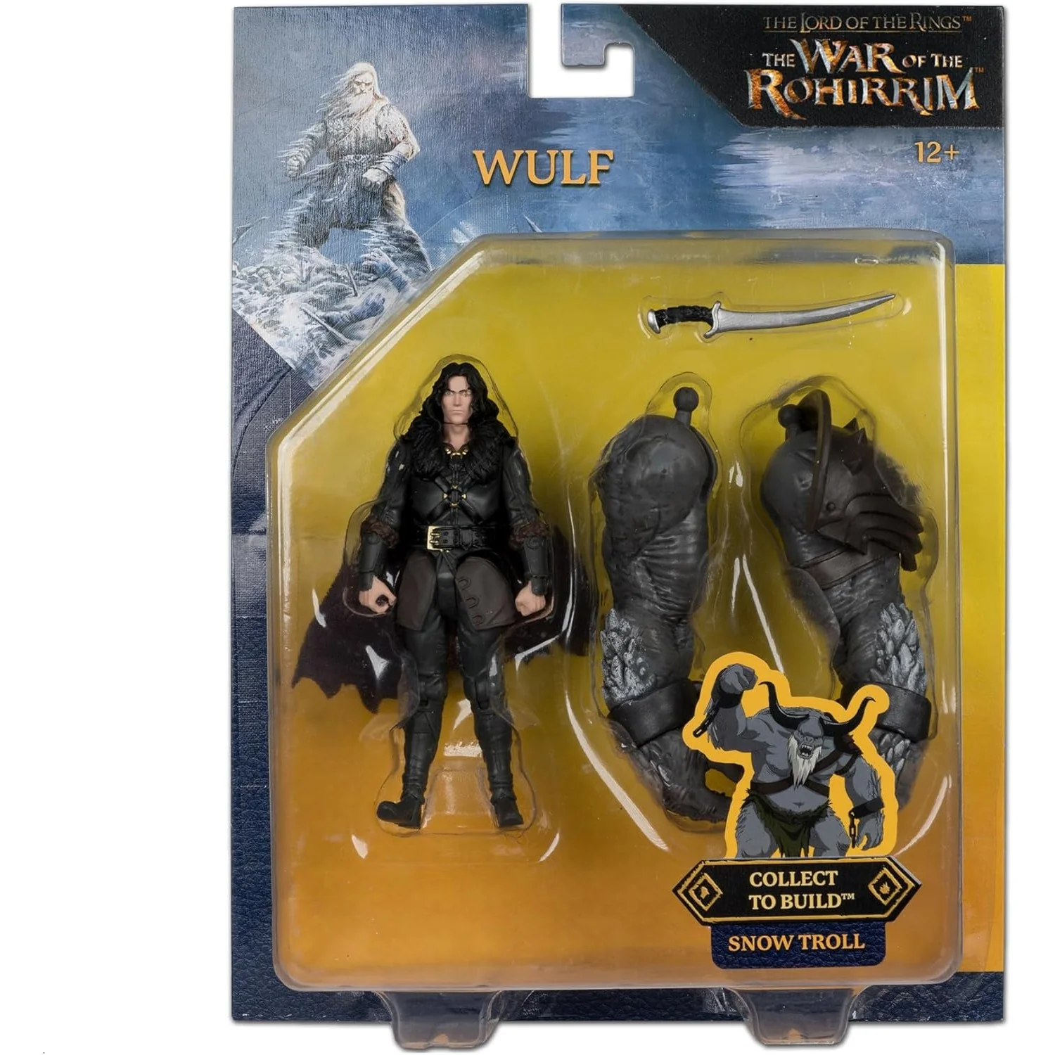 The Lord of the Rings: The War of the Rohirrim Wulf Action Figure - McFarlane Toys - (Snow Troll BAF) - Image 6