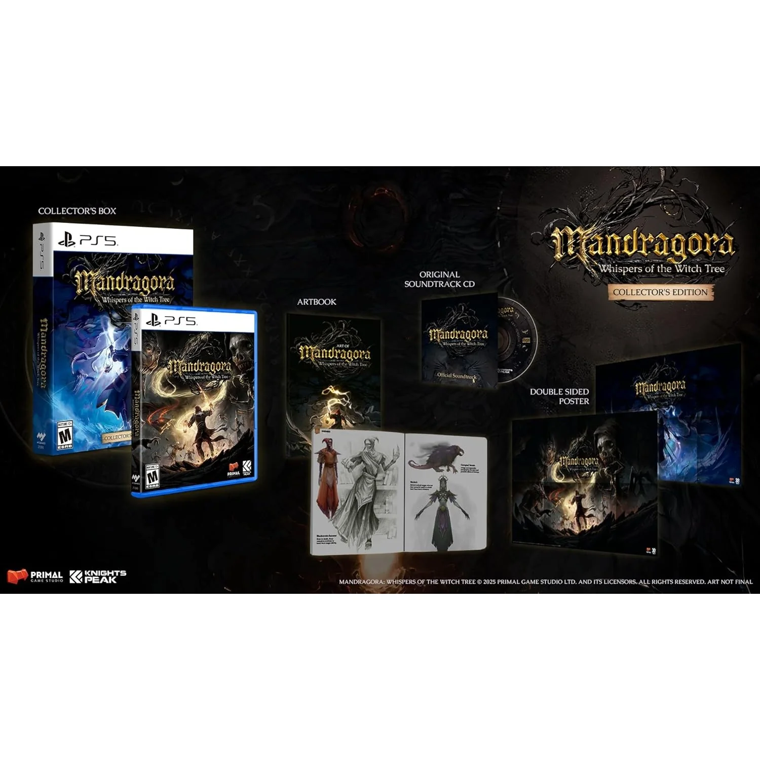 Mandragora: Whispers of the Witch Tree Collector's Edition - PlayStation 5 - Primal Game Studio, Knights Peak - Image 3
