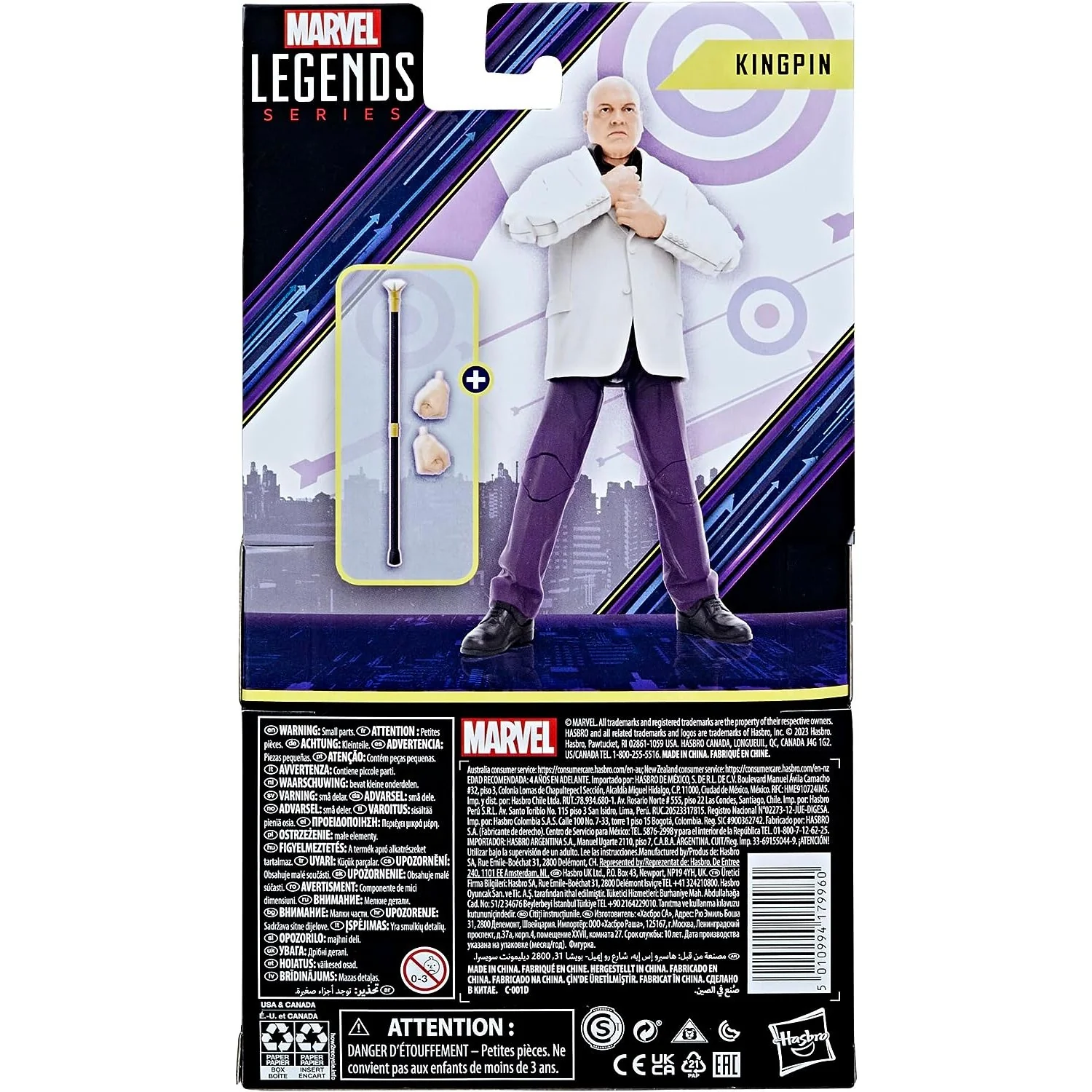 Marvel Kingpin Legends Series Hawkeye Figure - Image 3