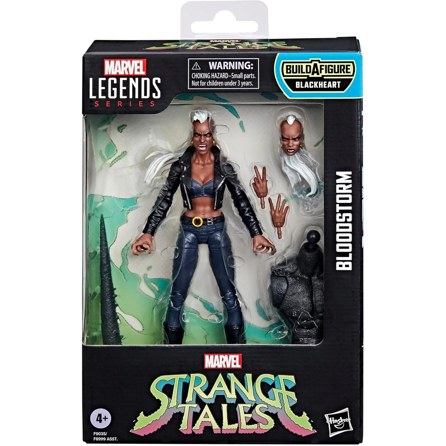 Marvel Strange Tales Bloodstorm Vampire Action Figure - Hasbro - (Marvel Legends, Blackheart BAF) - Image 8