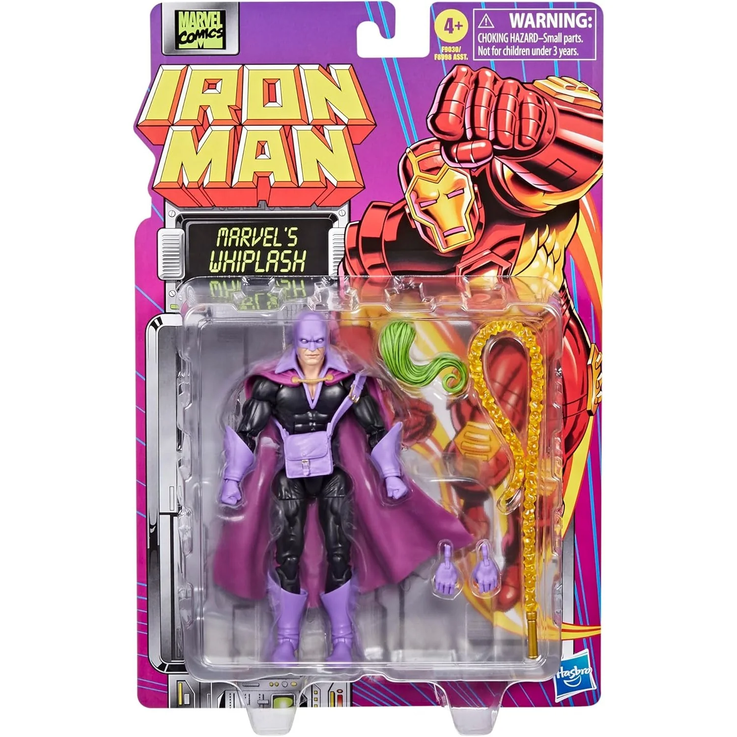 Iron Man Whiplash Action Figure - Hasbro - Marvel Legends: Retro Collection - Image 7