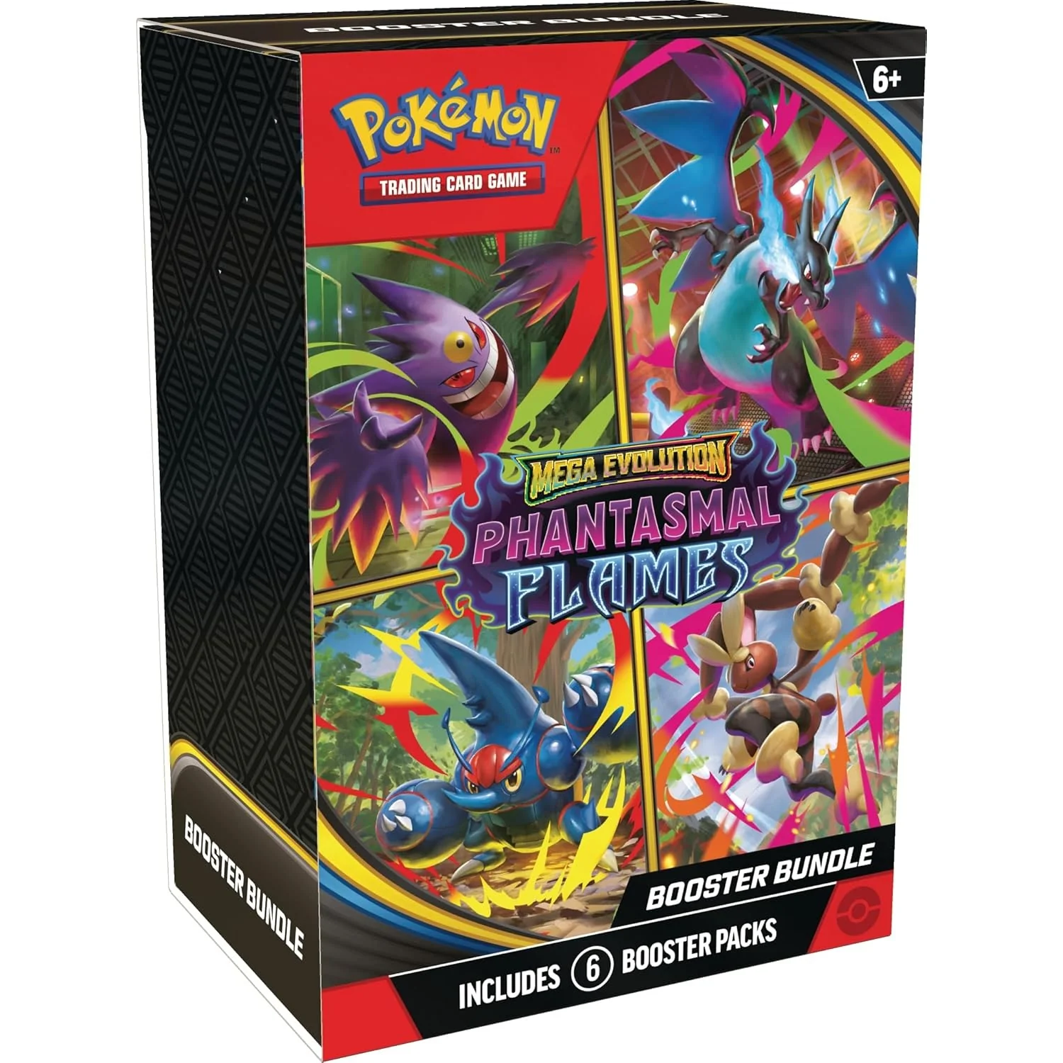 Pokémon TCG: Mega Evolution—Phantasmal Flames Booster Bundle - 6 Packs, Ages 6+ - Image 2