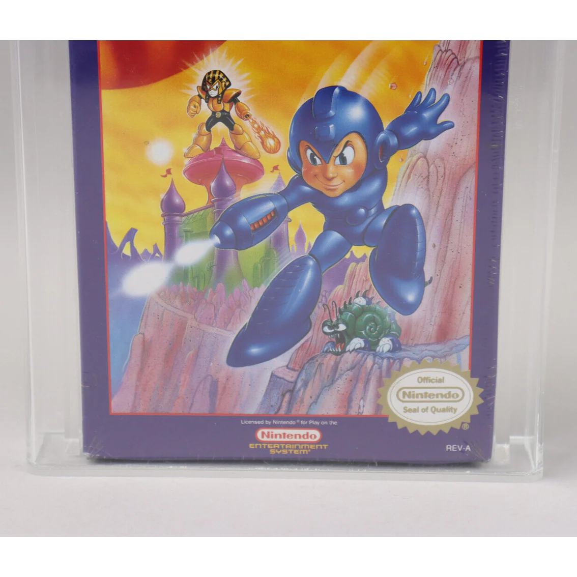 Mega Man 4 Nintendo NES 1992 Capcom New Factory Sealed H-Seam VGA Graded 80+ NM - Image 3