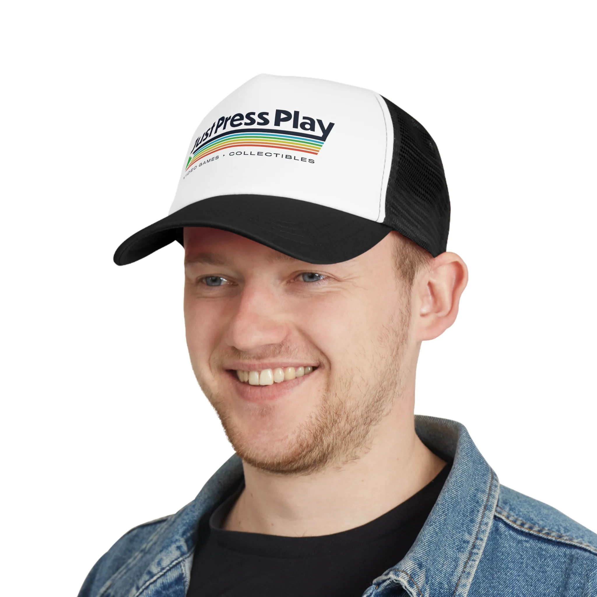 Just Press Play Mesh Trucker Cap - Image 5