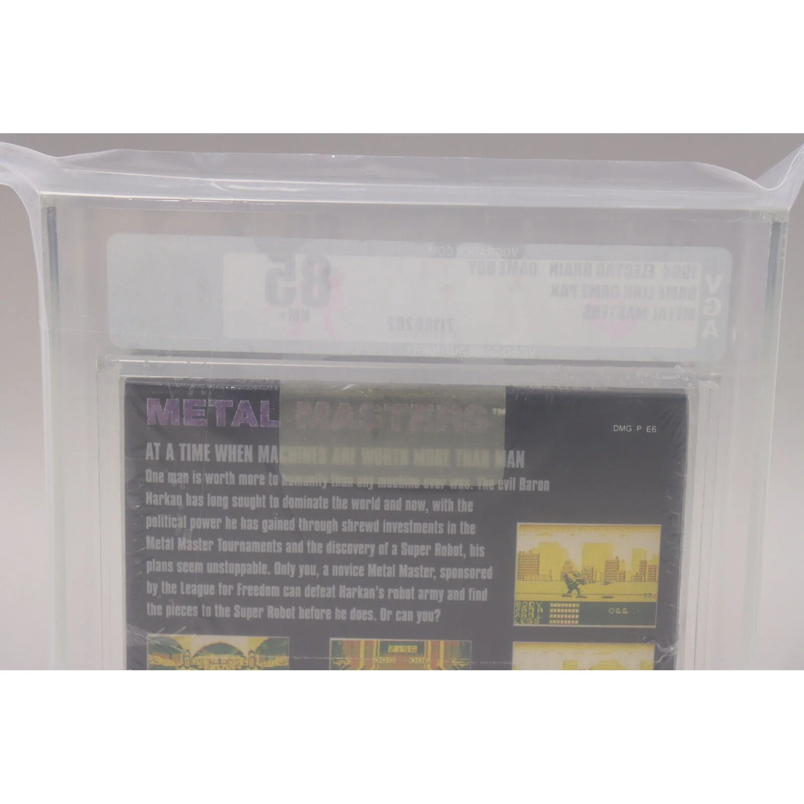Metal Masters Nintendo Game Boy GB Link Pak 1994 Electro Brain Sealed VGA 85 NM+ - Image 5