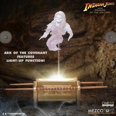 Indiana Jones Major Toht and Ark of the Covenant Deluxe Boxed Set - Mezco Toyz (One:12 Collective) - Image 12