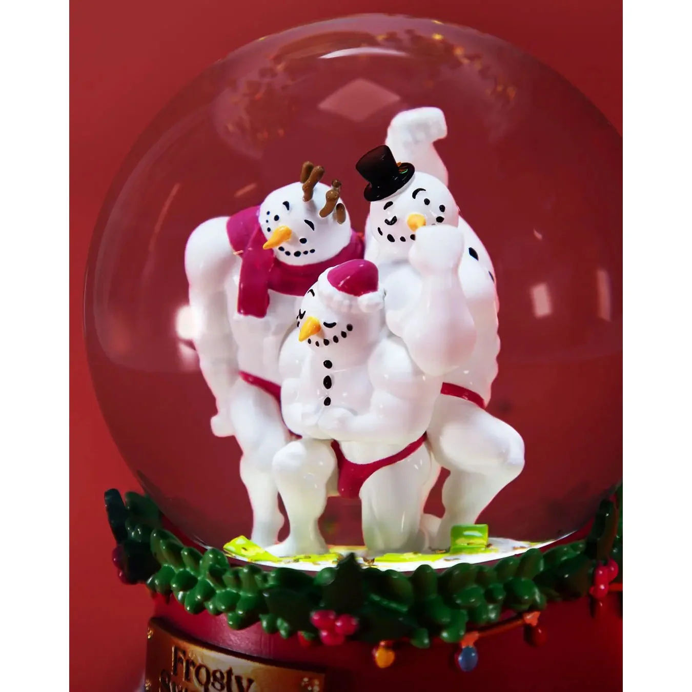 Frosty the Swolmen Limited Edition Snowglobe - Mighty Jaxx Intergalactic - Image 3