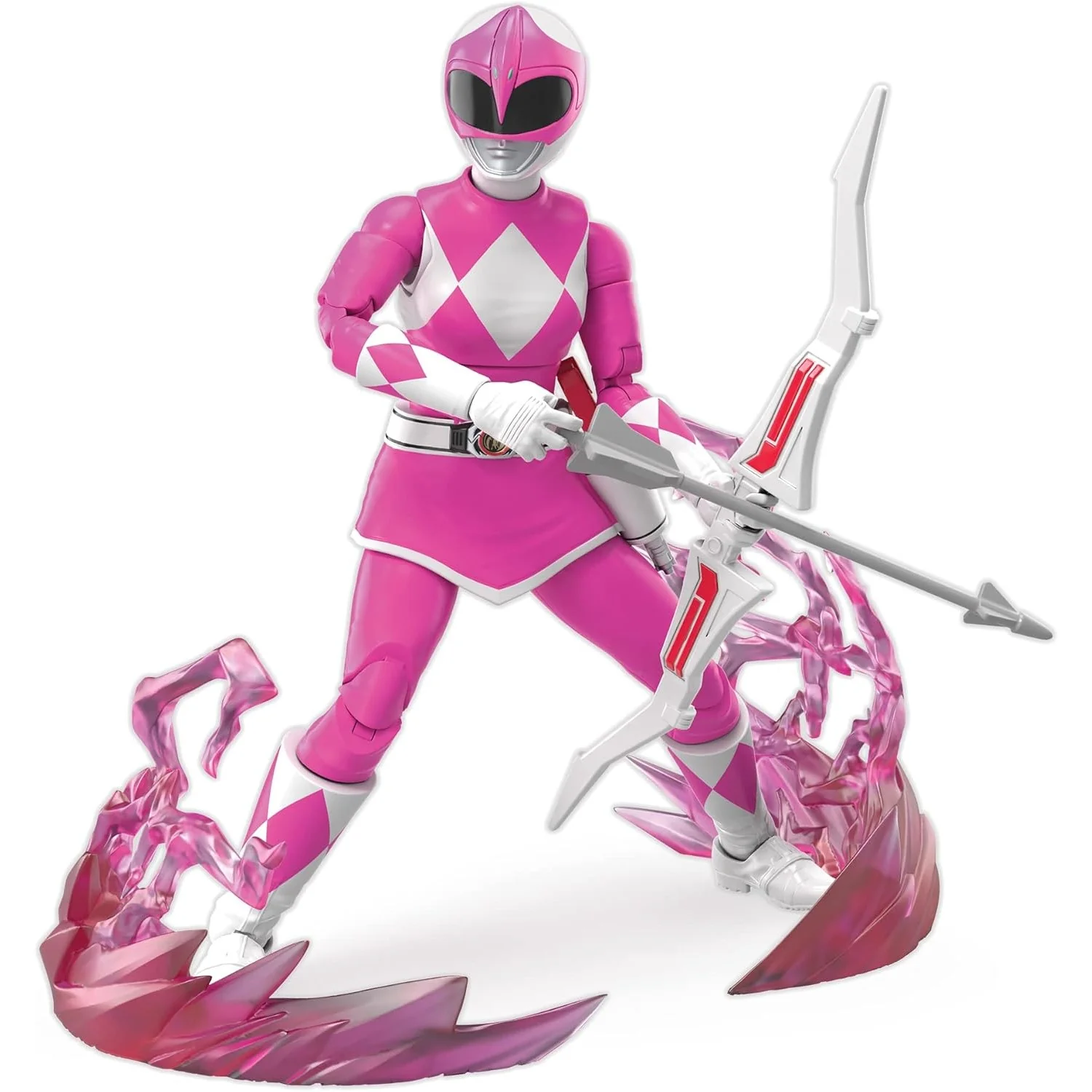 Power Rangers Mighty Morphin Pink Ranger 6" Deluxe Action Figure - Hasbo (Lightning Collection)