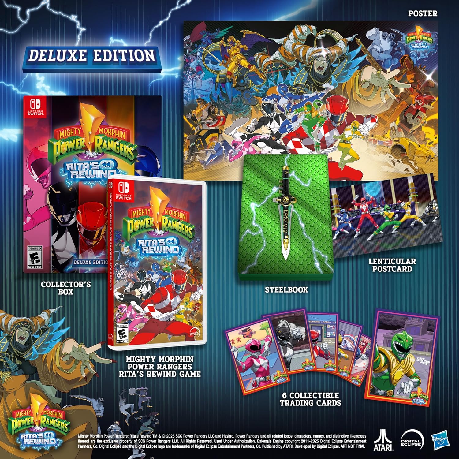 Mighty Morphin Power Rangers: Rita's Rewind Deluxe Edition - PlayStation 5 - Atari - Image 2