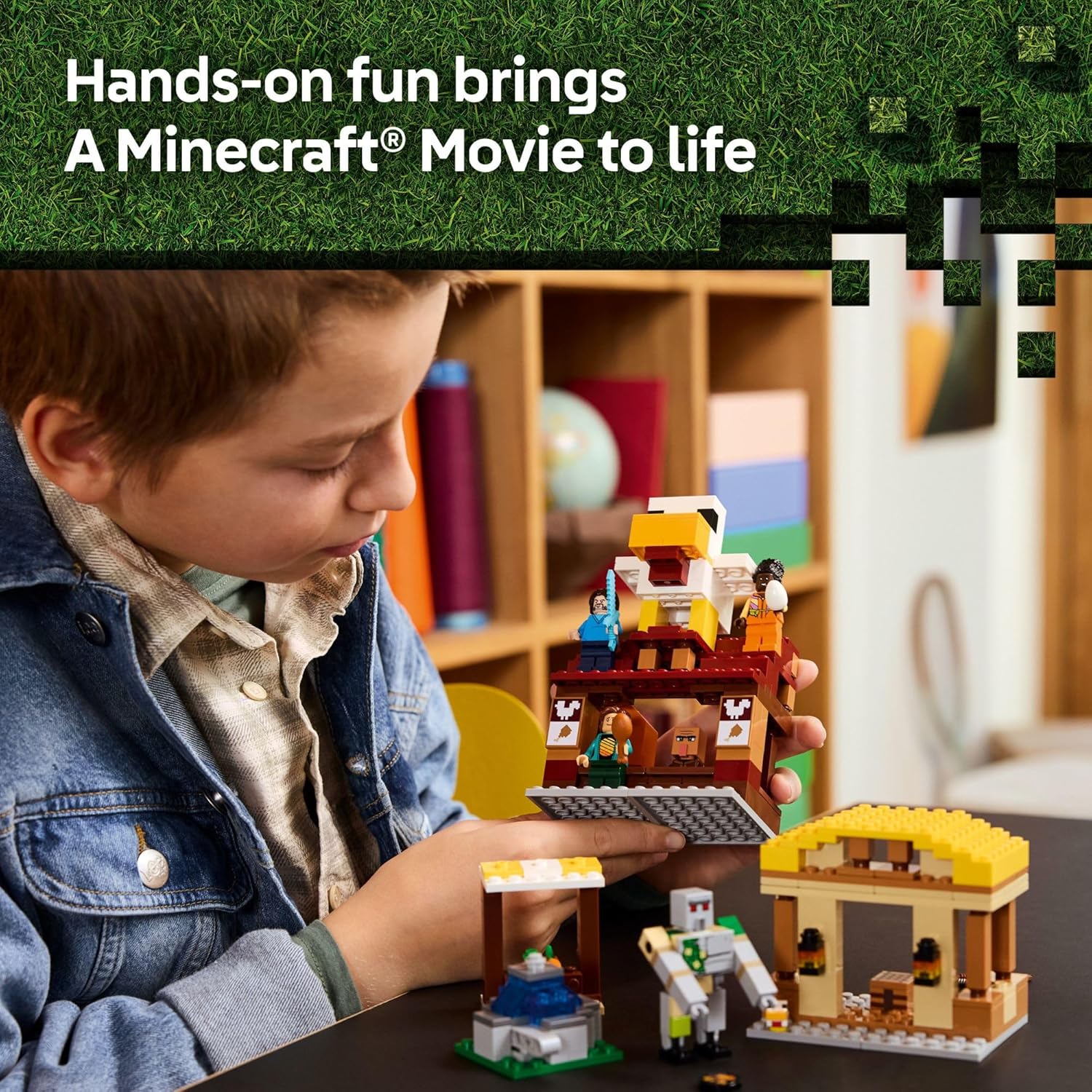Minecraft Movie The Ghast Balloon Village Attack Buildiing Toy - LEGO #21273 - Image 5