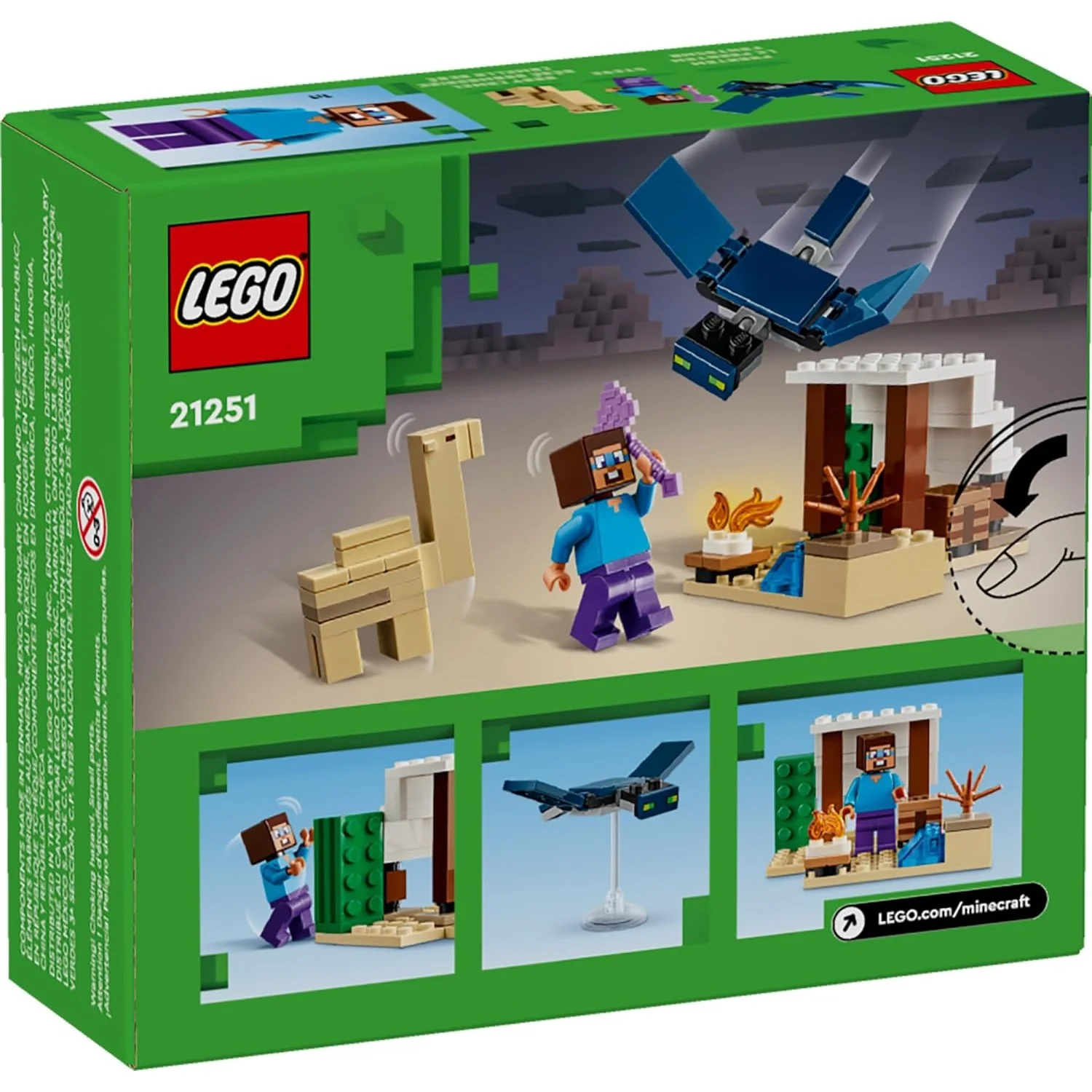 Minecraft Steve's Desert Expedition Building Toy - LEGO #21251 - Image 3