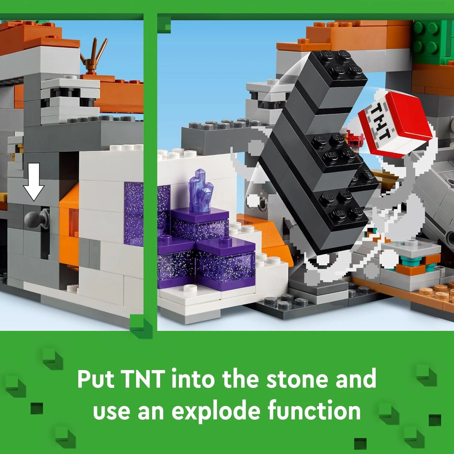Minecraft The Badlands Mineshaft Building Toy - LEGO #21263 - Image 3