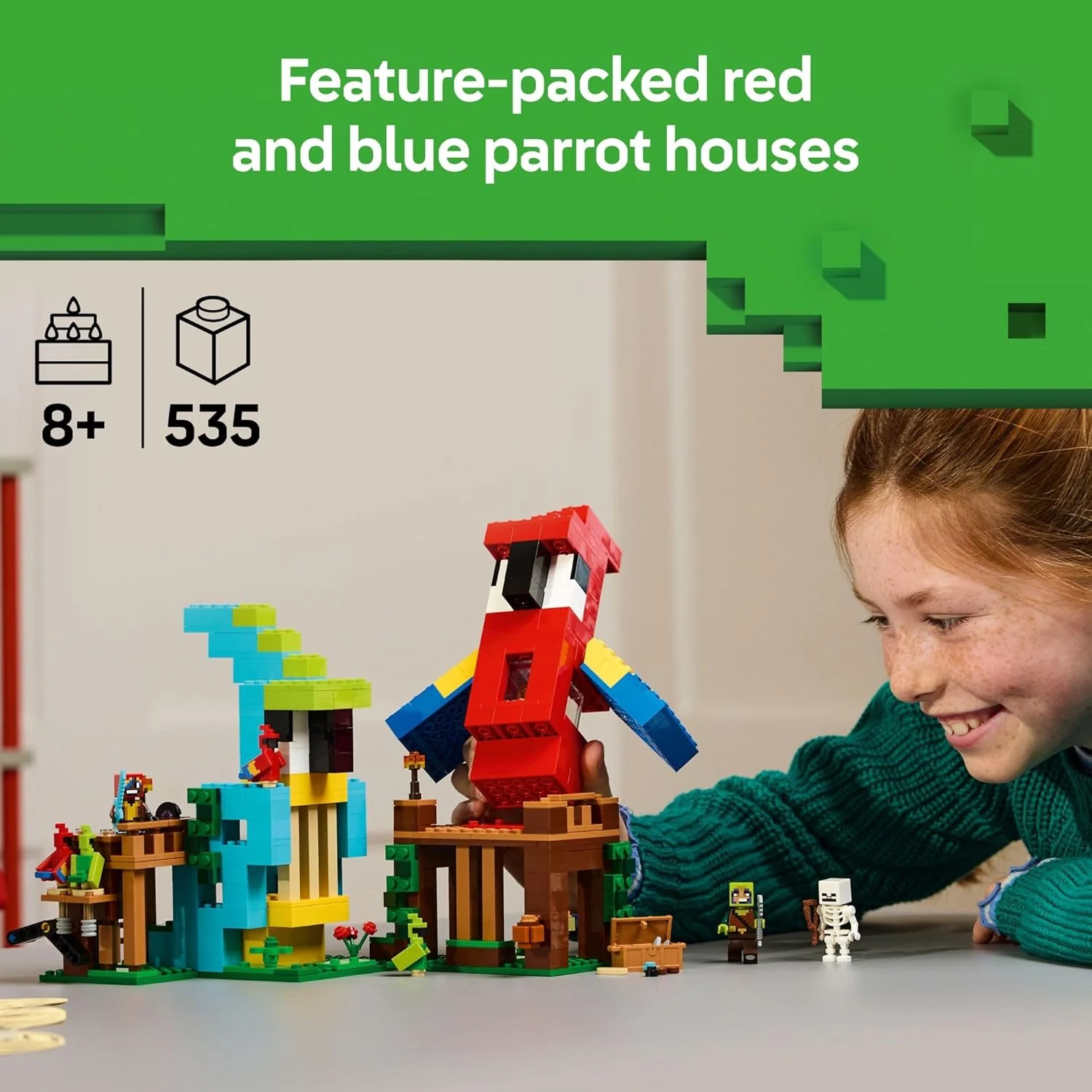 Minecraft The Parrot Houses Building Toy - LEGO #21282 - Image 2