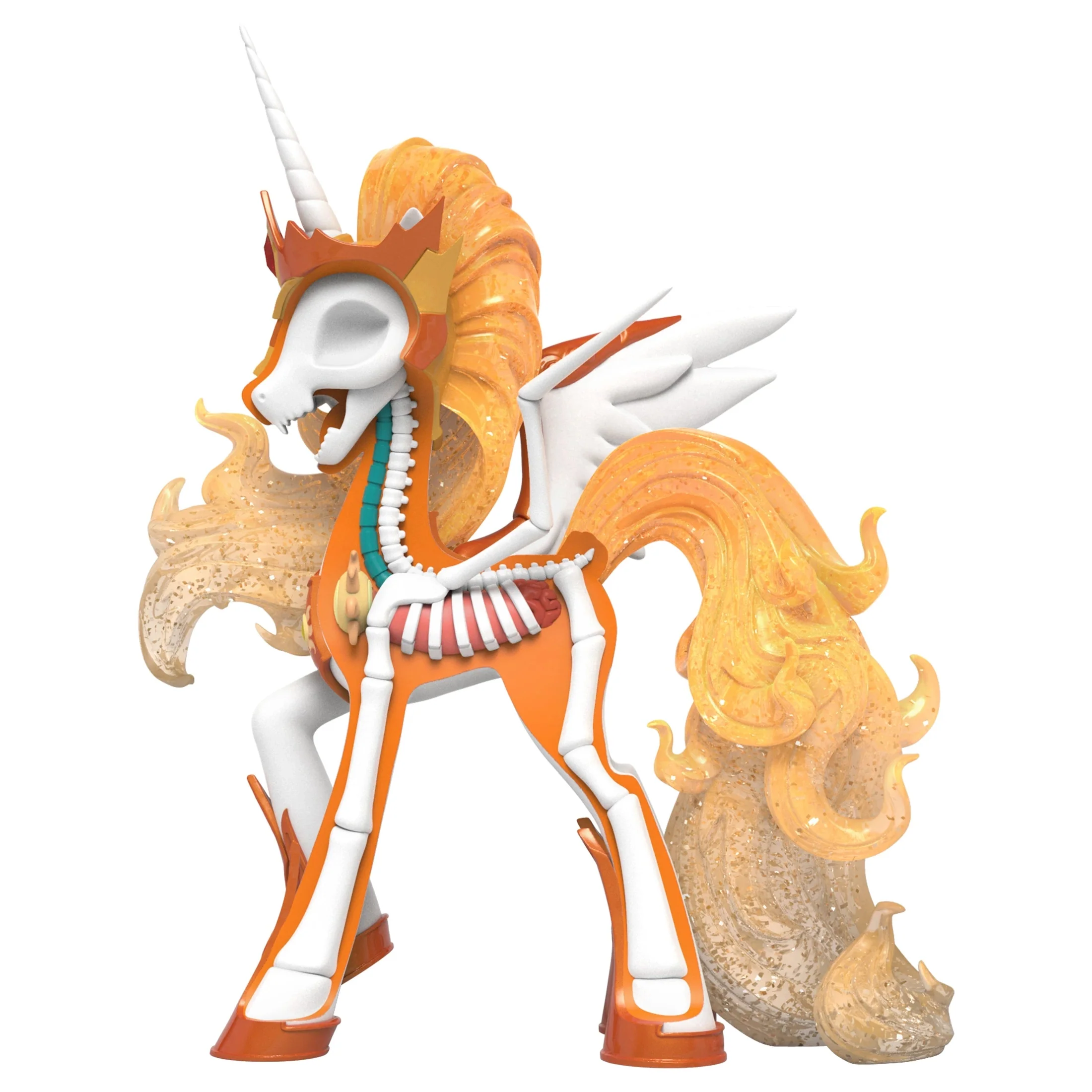 My Little Pony Corrupted Princess Celestia Daybreaker Figure - Mighty Jaxx - XXRAY Plus - Image 7