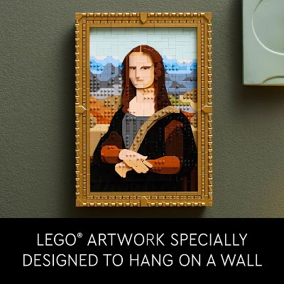 Mona Lisa Painting Wall Art Building Set - LEGO (#31213) - Image 2