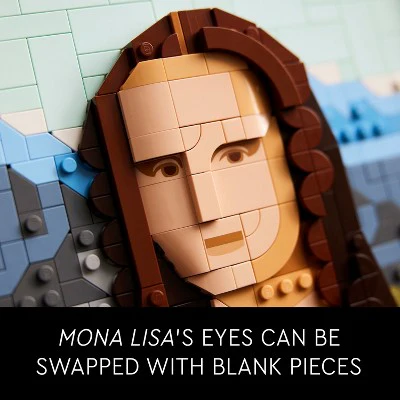 Mona Lisa Painting Wall Art Building Set - LEGO (#31213) - Image 3