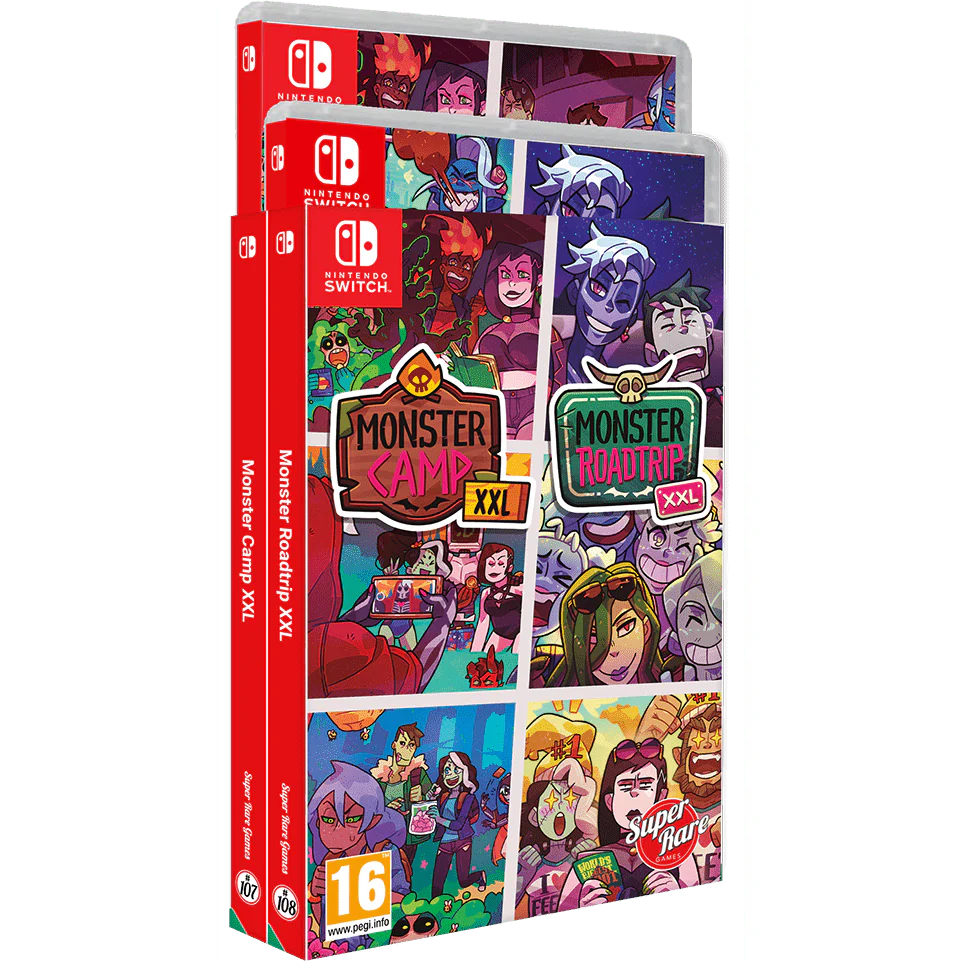 Monster Camp & Roadtrip XXL Double Pack - Nintendo Switch Import