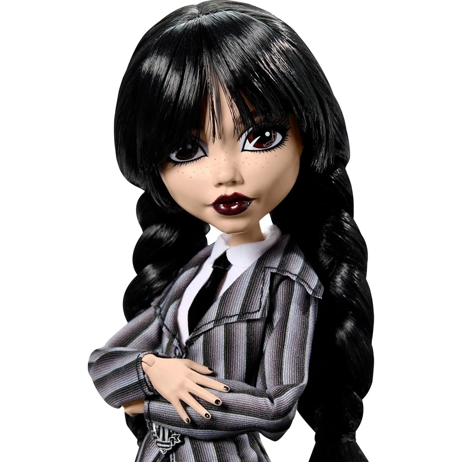 Monster High x Wednesday Wednesday Addams Doll (Nevermore Academy Uniform with Thing) - Mattel - Image 3