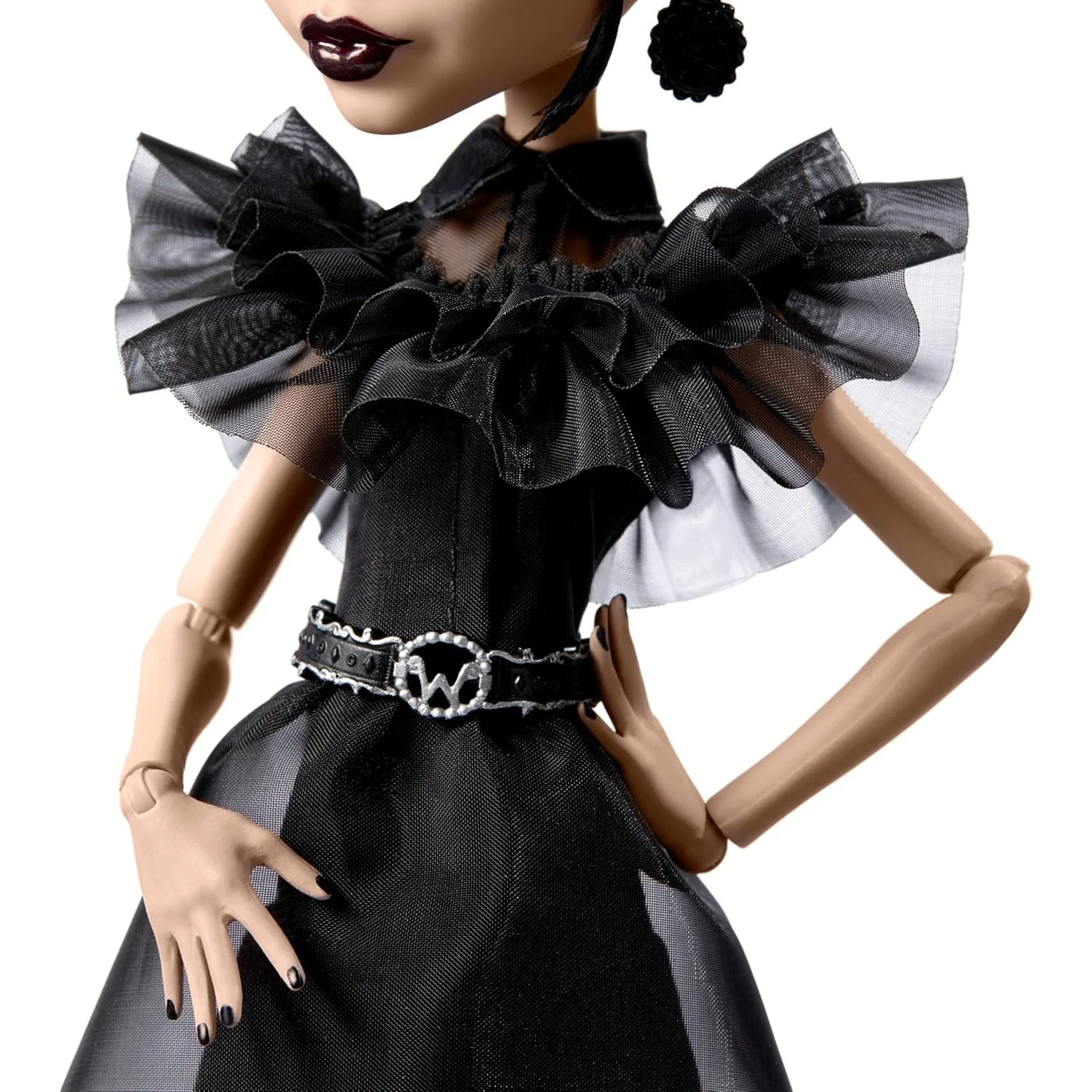 Monster High x Wednesday Rave'n Wednesday Doll (Raven Dress) - Mattel - Image 4