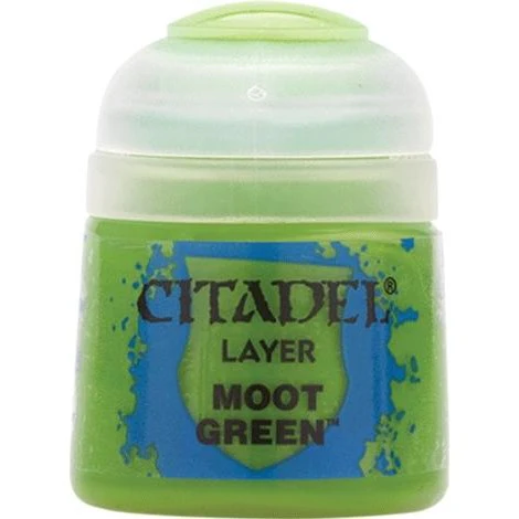 Citadel Layer: Moot Green - Warhammer Model Paint, 12ml Pot - Games Workshop