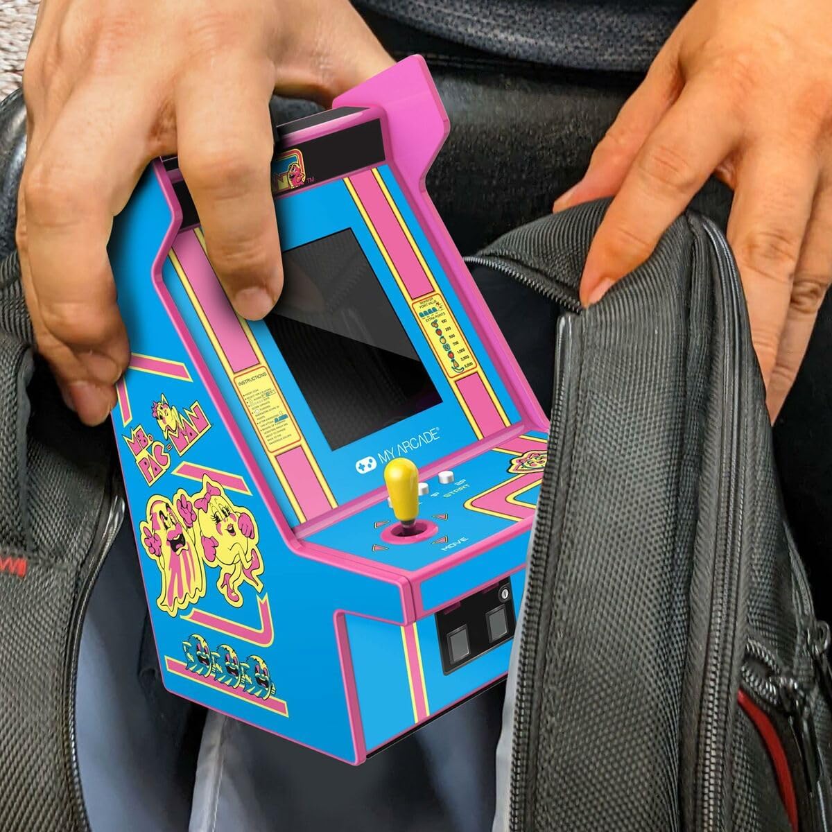 Ms. Pac-Man Micro Player Pro Portable Retro Arcade - Mini Video Game Cabinet - My Arcade - Image 7