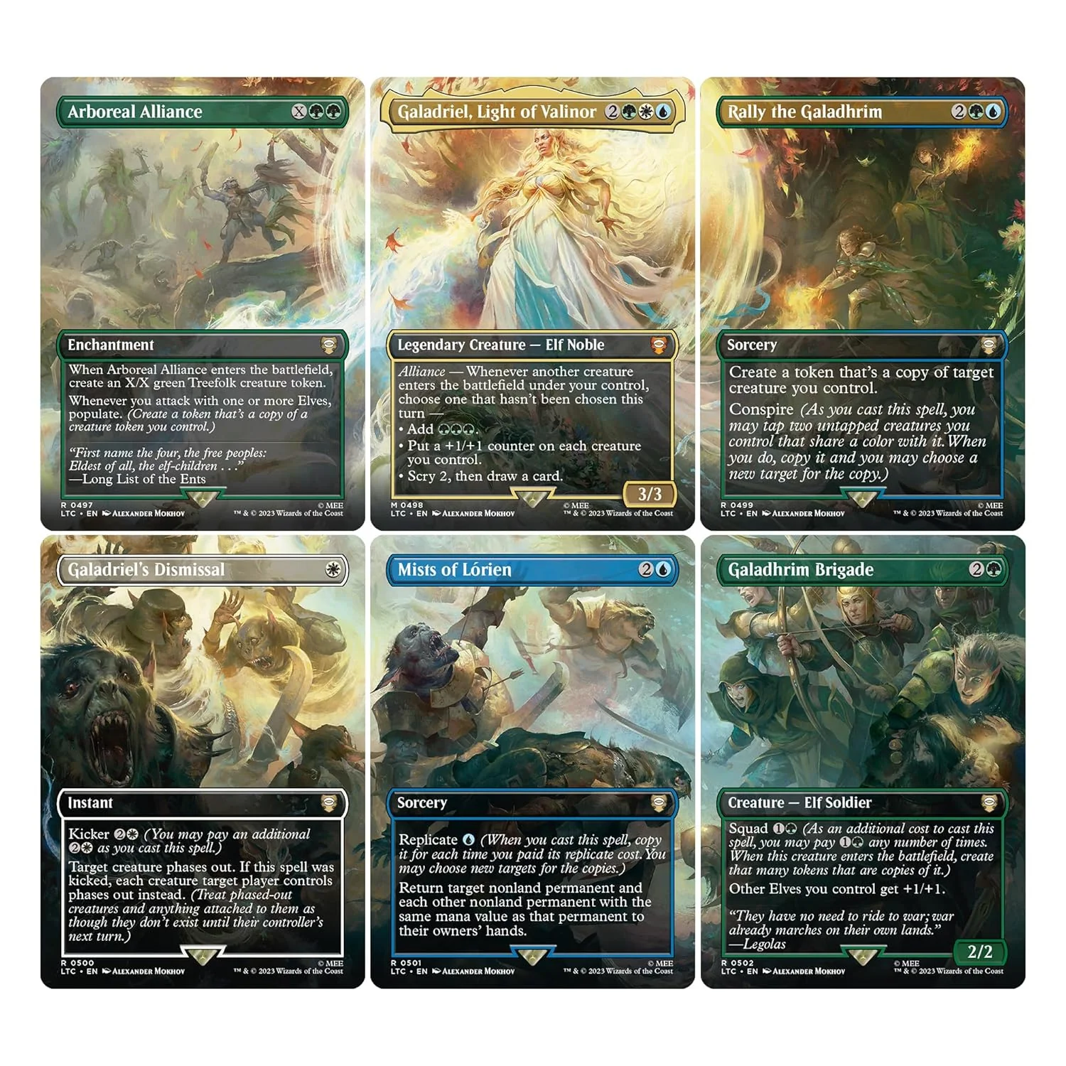 Magic: The Gathering The Lord of the Rings: Tales of Middle Earth - The Might of Galadriel Scene Box - Wizards of the Coast - Image 2