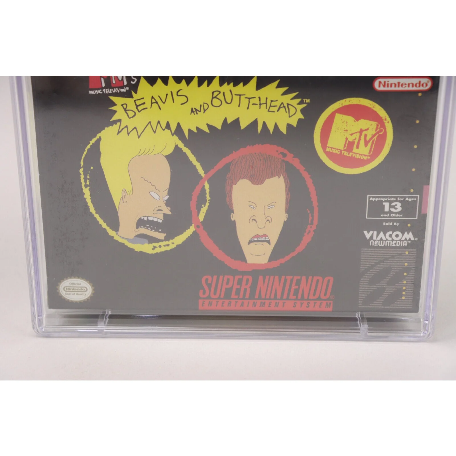 MTV's Beavis and Butt-head Nintendo SNES 1997 New Sealed CGC Graded 9.2 A++ - Image 3