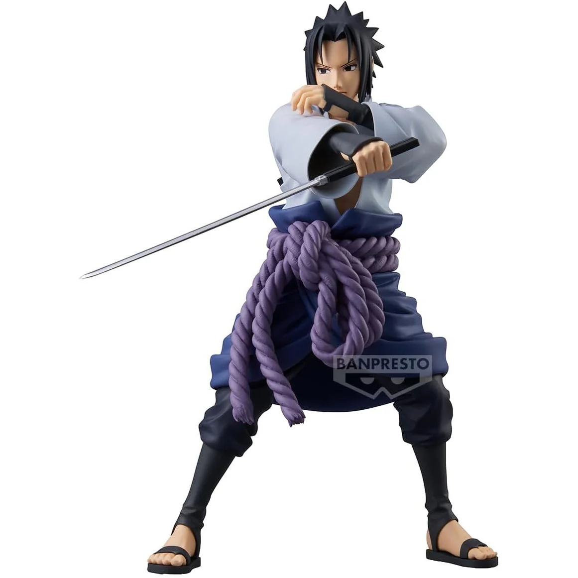 Naruto: Shippuden Sasuke Uchiha Statue Figure - Banpresto - Grandista - Image 5
