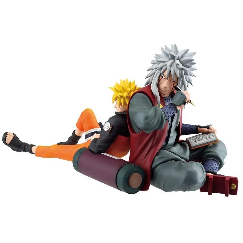 Naruto: Shippuden Naruto Uzumaki & Jiraiya (Legendary Sannin) Statue Figure - Bandai Spirits - Ichibansho: Revible Moment - Image 2