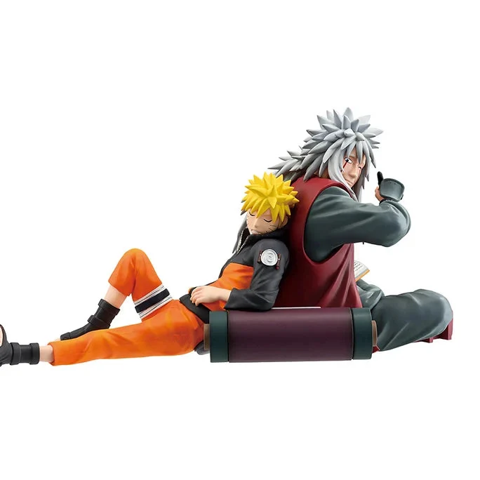 Naruto: Shippuden Naruto Uzumaki & Jiraiya (Legendary Sannin) Statue Figure - Bandai Spirits - Ichibansho: Revible Moment - Image 3