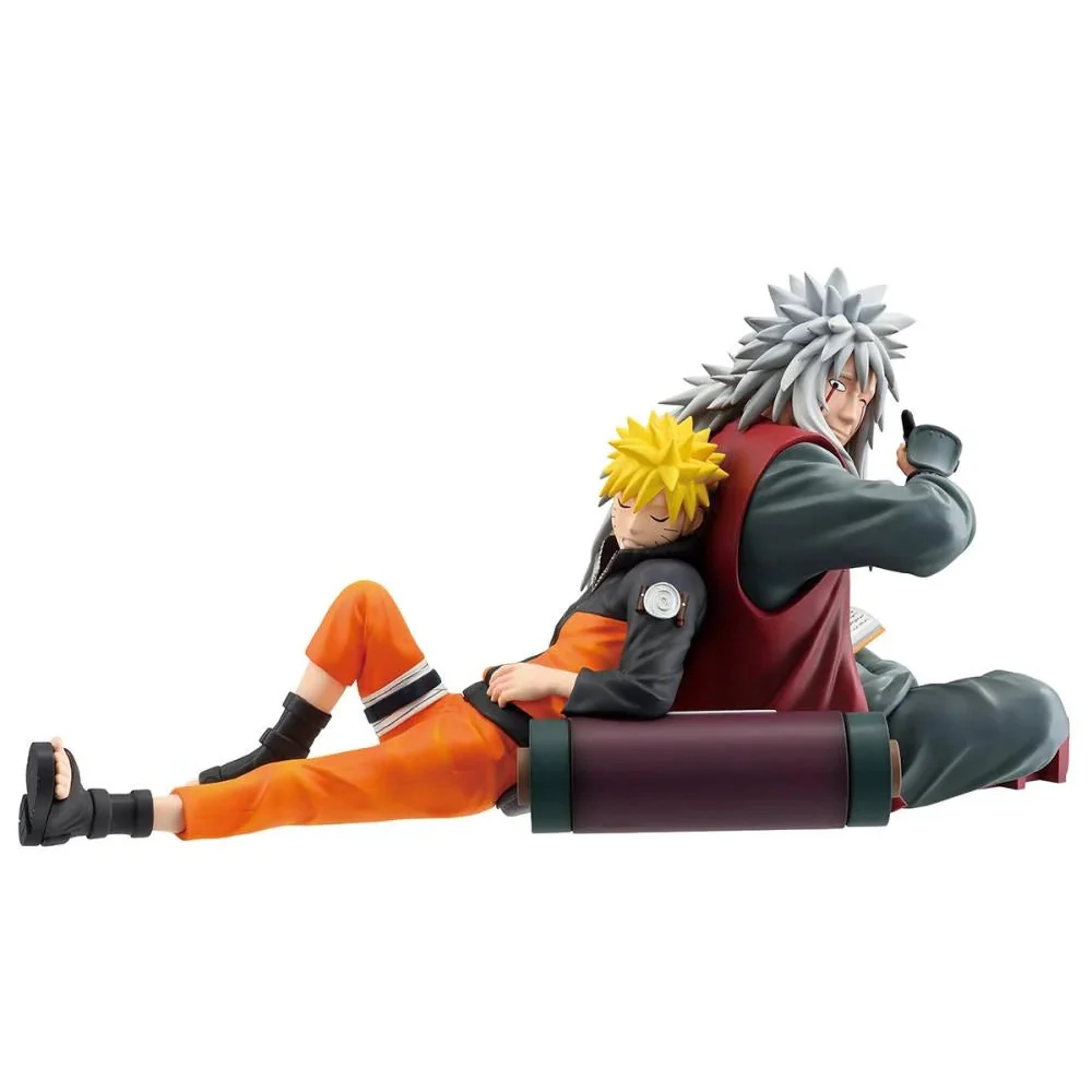 Naruto: Shippuden Naruto Uzumaki & Jiraiya (Legendary Sannin) Statue Figure - Bandai Spirits - Ichibansho: Revible Moment - Image 4