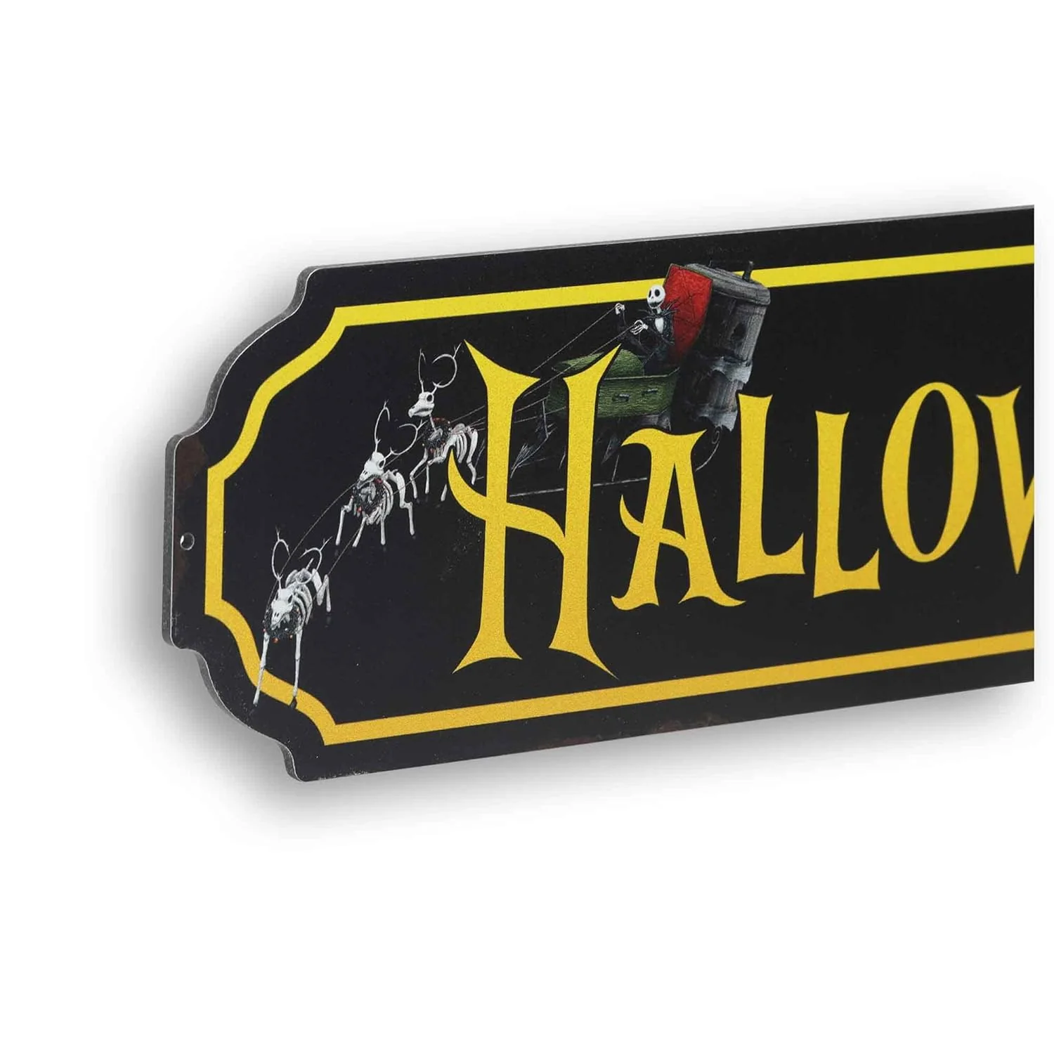 Nightmare Before Christmas Halloween Town Metal Sign - Disney, Open Road Brands - Image 2
