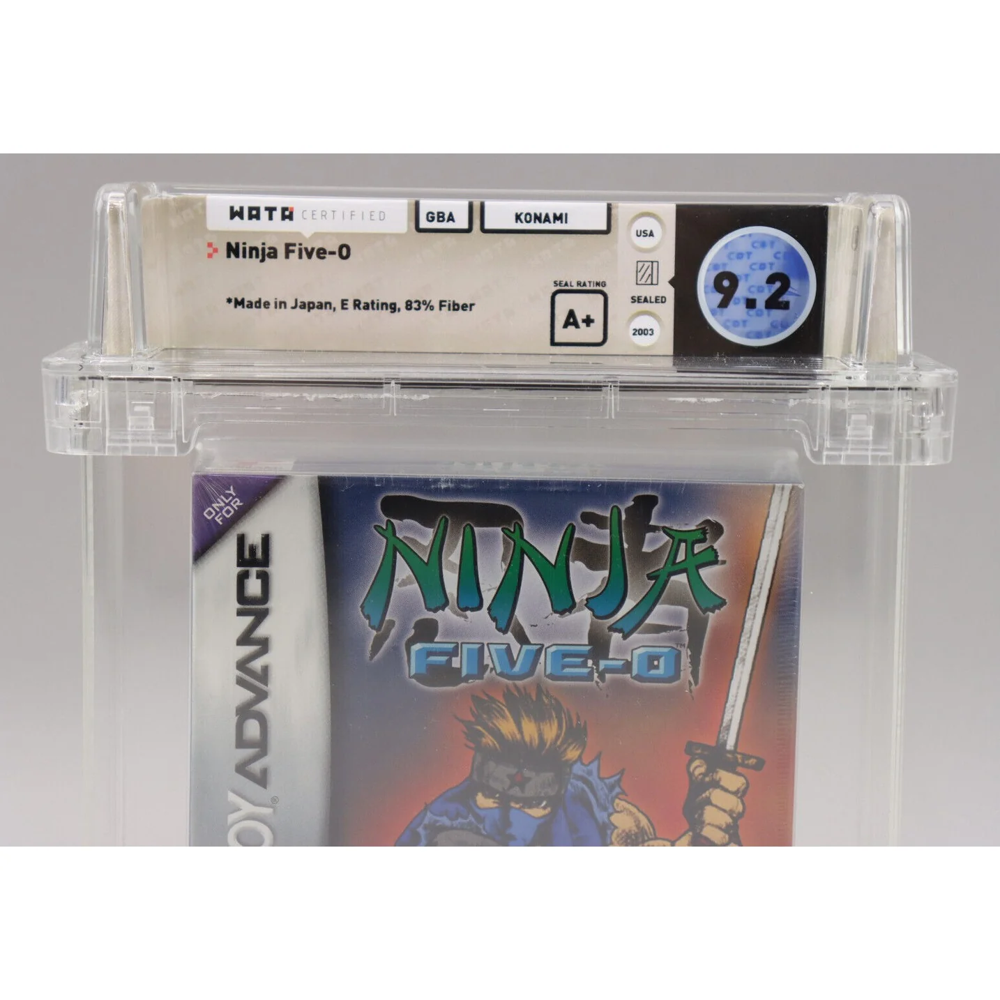 Ninja Five-O Nintendo Game Boy Advance GBA 2003 Konami New Sealed Wata 9.2 A+ - Image 2