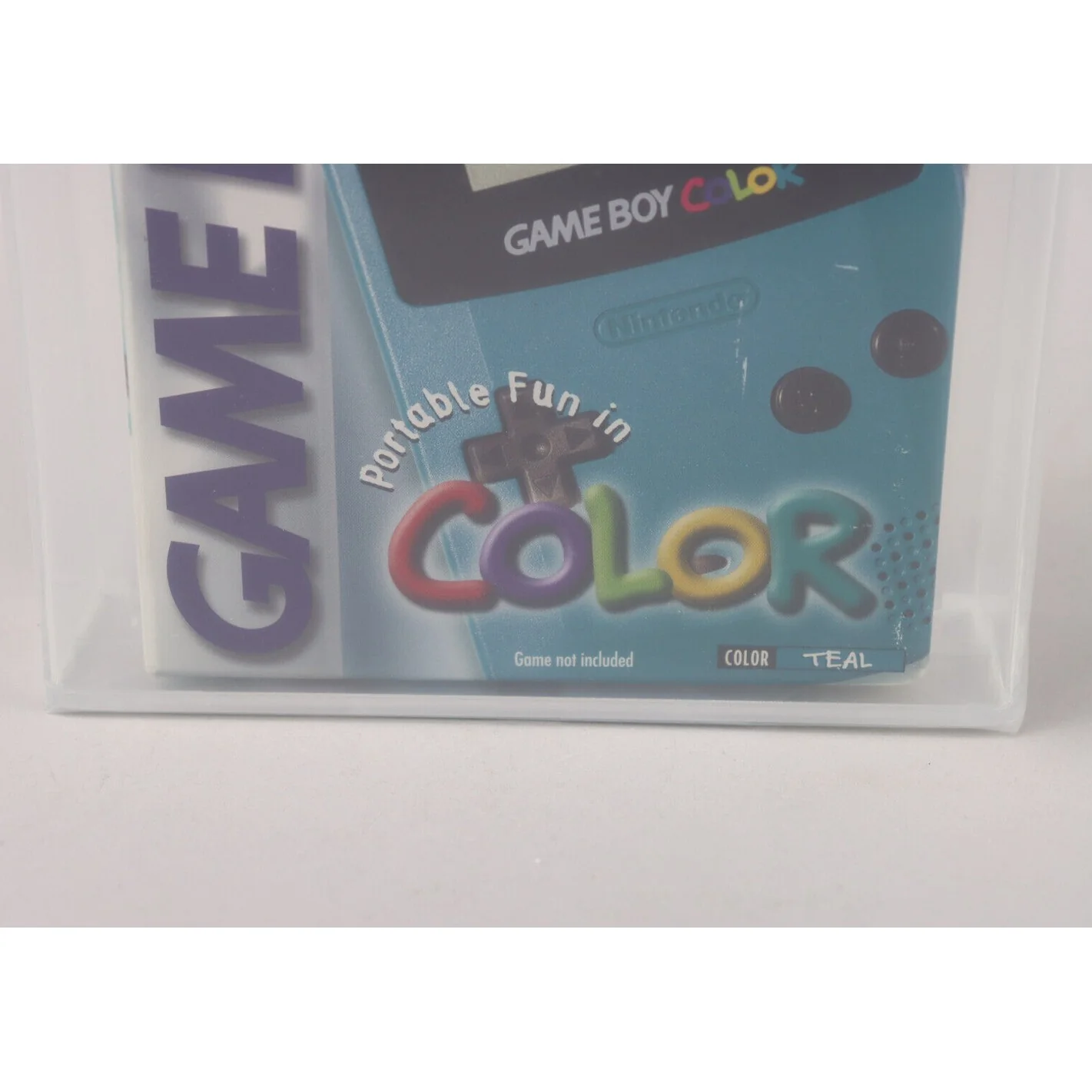Nintendo Game Boy Color GBC Handheld System Teal NIB Brand New VGA Graded 80 NM - Image 3