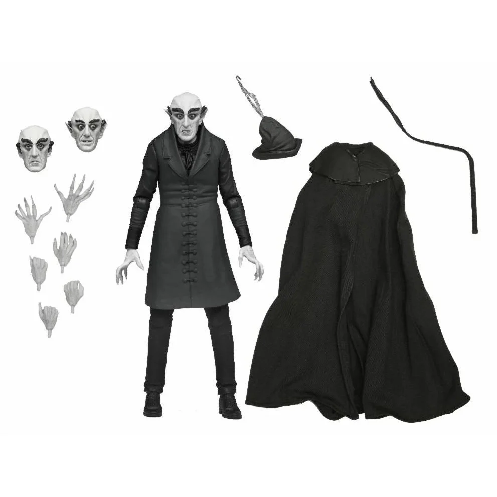 Nosferatu (1922) Count Orlok Black & White 7" Ultimate Action Figure - NECA