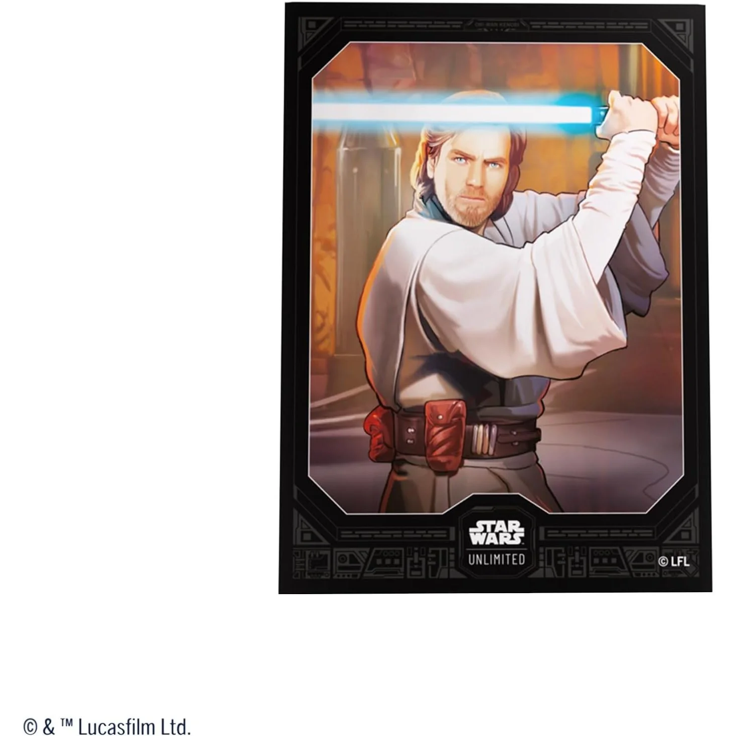 Star Wars Unlimited TCG Obi-Wan Kenobi Art Card Sleeves - 60 Count + 1 Clear, Standard Size - Gamegenic - Image 2
