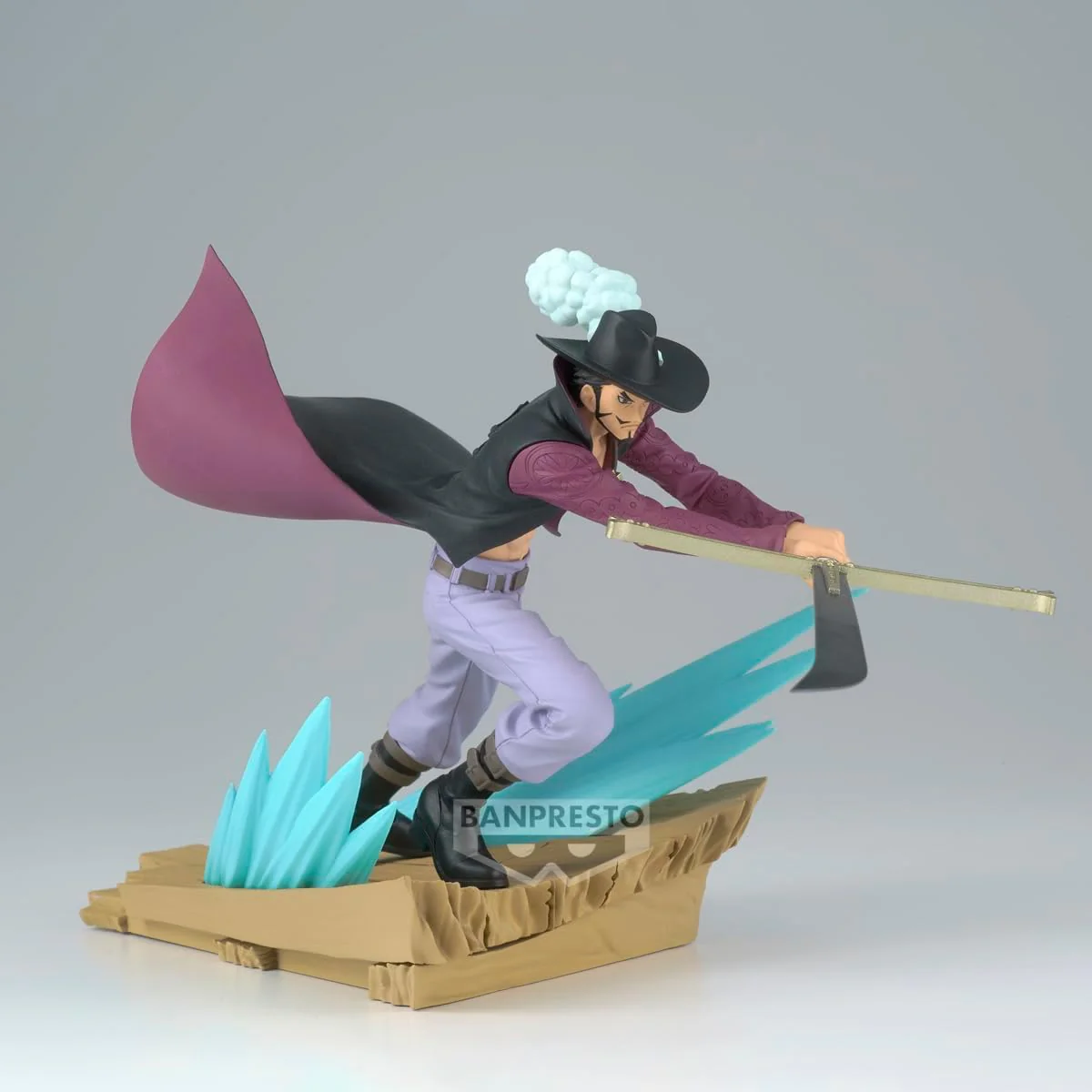 One Piece Dracule Mihawk Statue Figure - Banpresto - Senkozekkei - Image 2