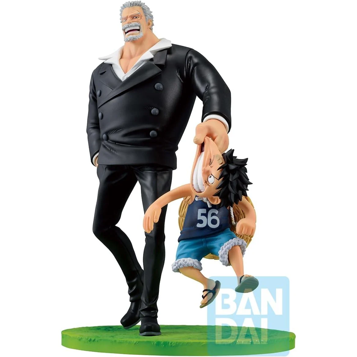 One Piece Monkey D. Garp & Monkey D. Luffy (Road to Dawn) Figure - Bandai Spirits - Ichibansho Revible Moment - Image 3