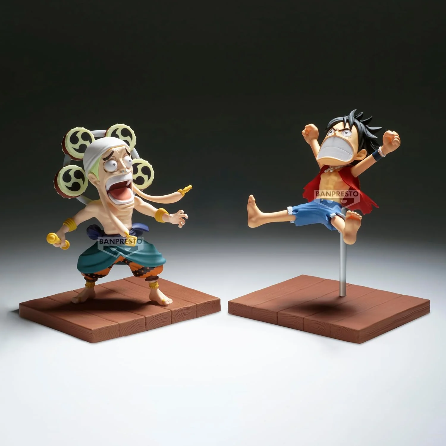 One Piece Monkey D. Luffy & Enel Figure Set - Banpresto - World Collectable Log Stories - Image 5