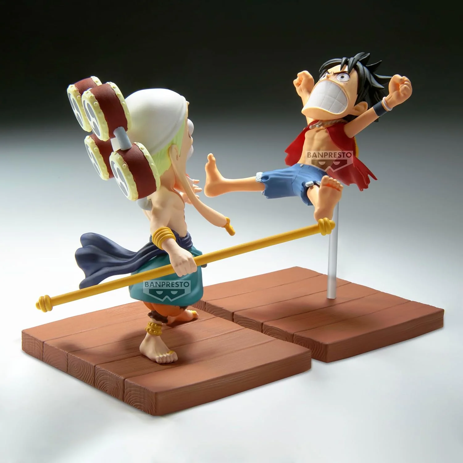 One Piece Monkey D. Luffy & Enel Figure Set - Banpresto - World Collectable Log Stories - Image 7