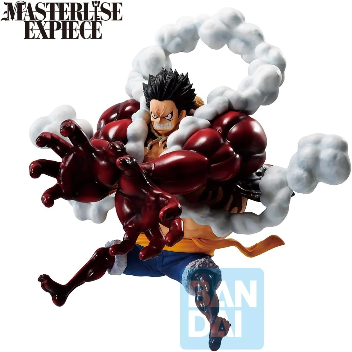 One Piece Monkey D. Luffy Gear 4 (Road to King of the Pirates) Figure - Bandai Spirits - Ichibansho Masterlise Expiece - Image 3