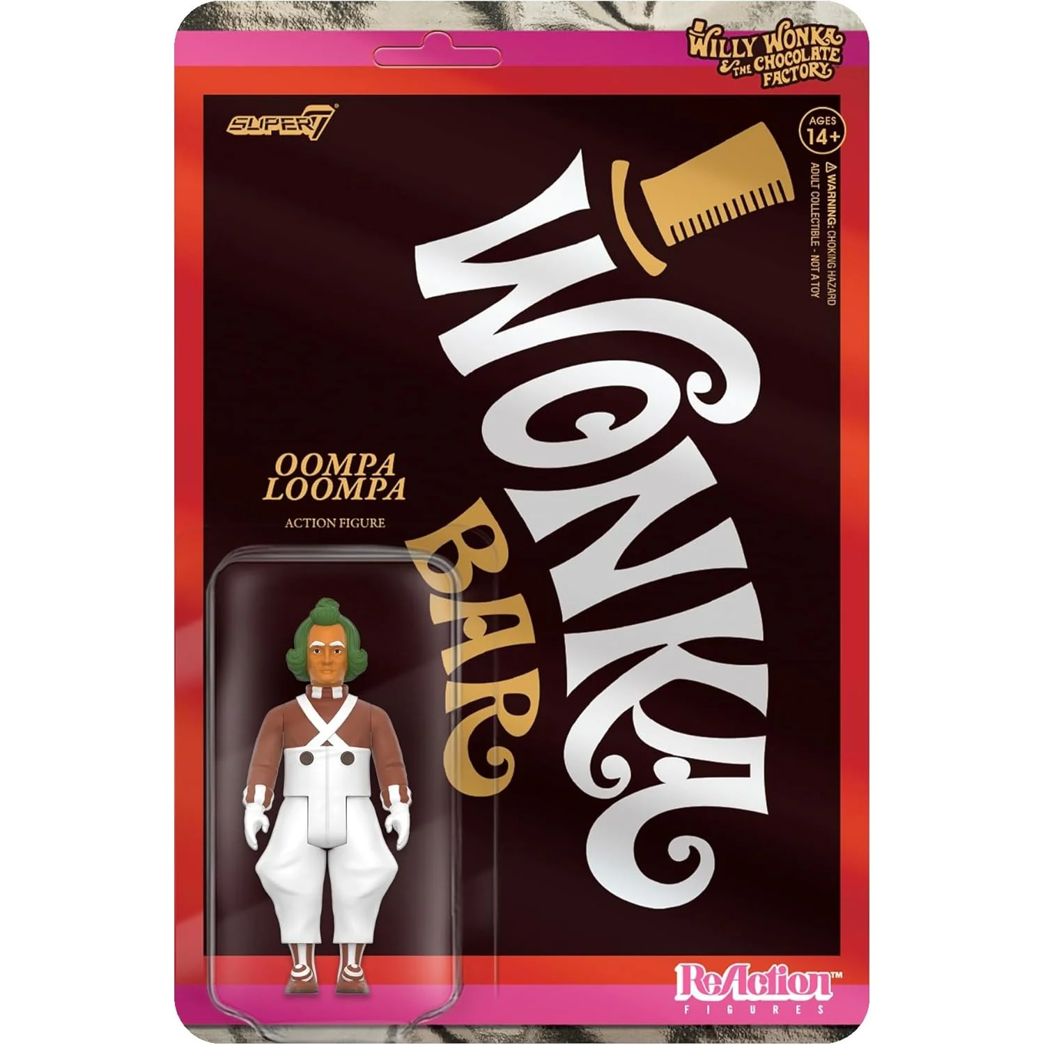 Willy Wonka & the Chocolate Factory Oompa Loompa Action Figure - Super7 - (ReAction)